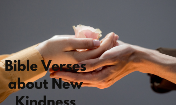 Bible Verses about New Kindness