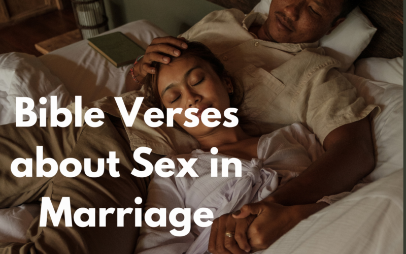 Bible Verses about Sex in Marriage