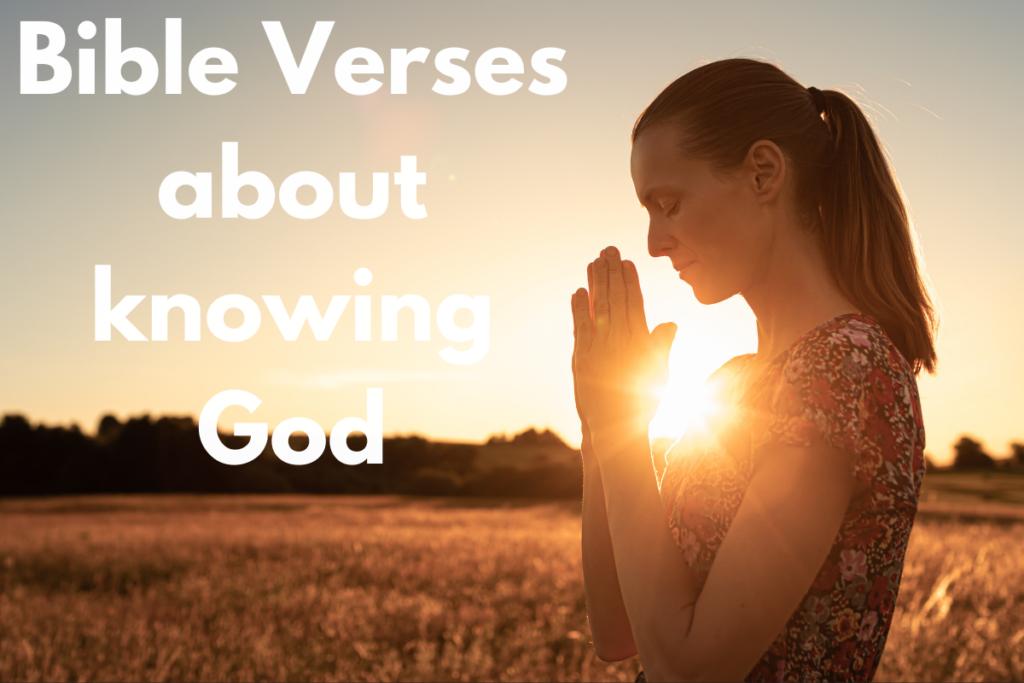 Bible Verses about knowing God