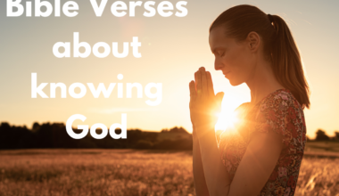 Bible Verses about knowing God