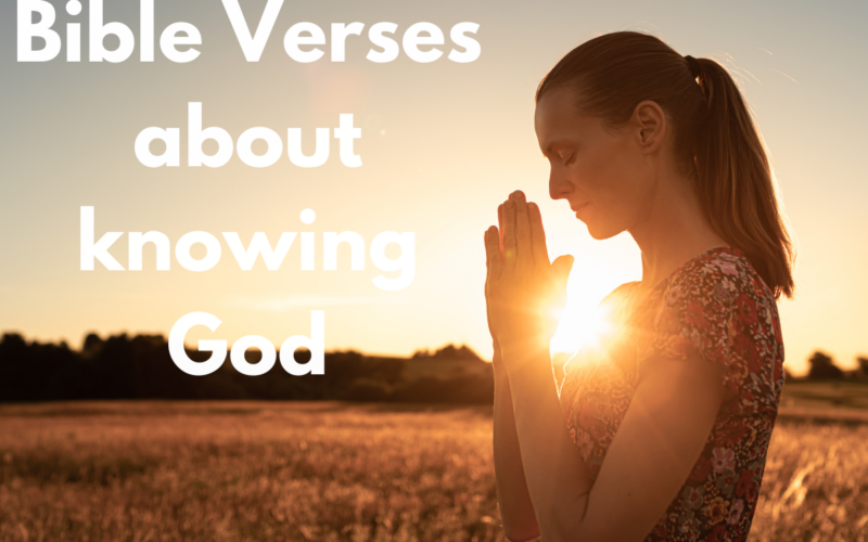 Bible Verses about knowing God