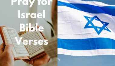 Pray for Israel Bible Verses