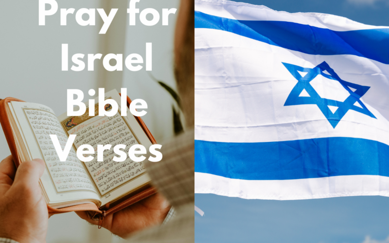 Pray for Israel Bible Verses