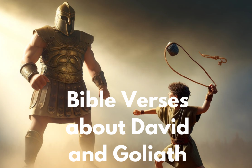 Bible Verses about David and Goliath