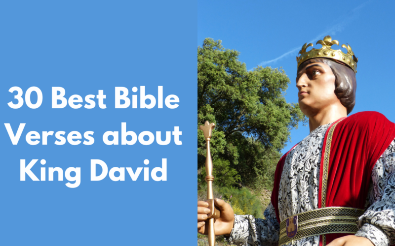 30 Best Bible Verses about King David