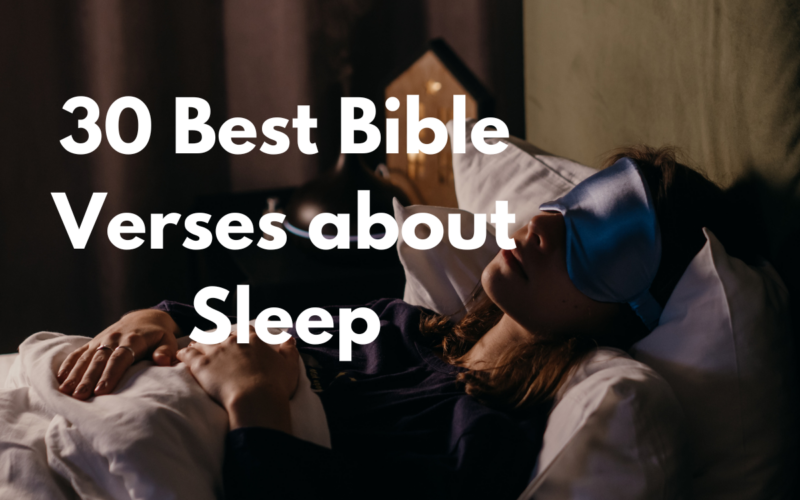 30 Best Bible Verses about Sleep