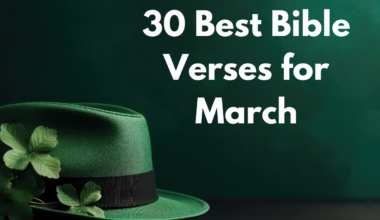 30 Best Bible Verses for March