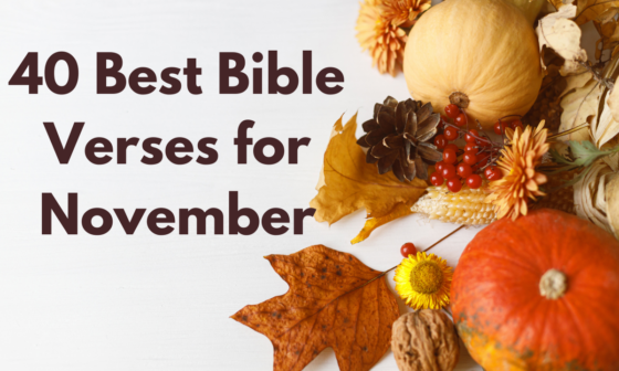 40 Best Bible Verses for November