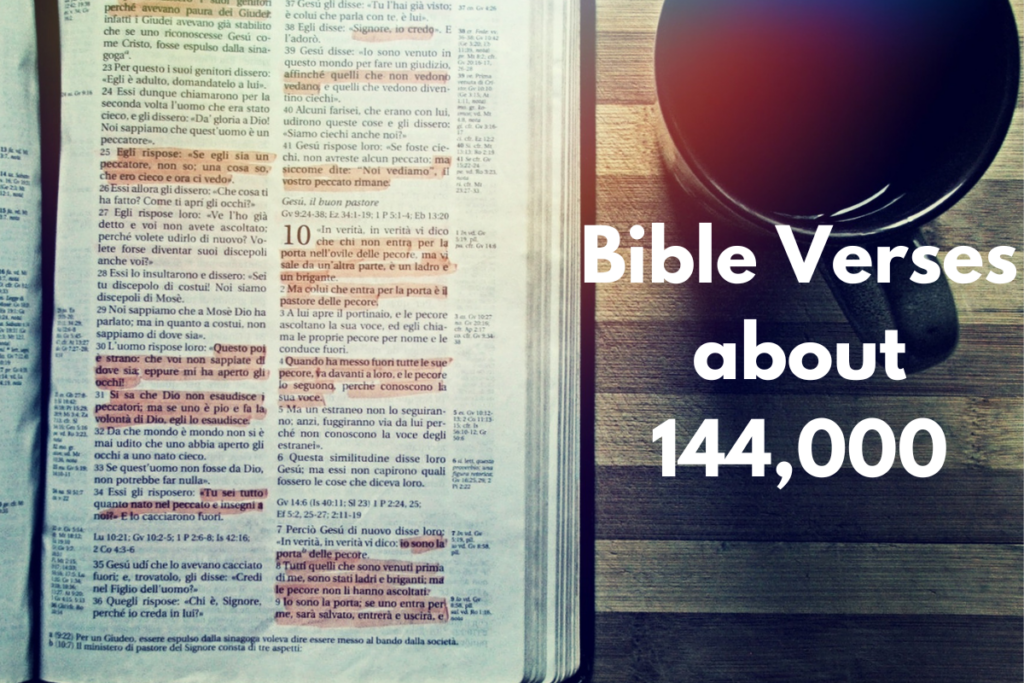 Bible Verses about 144,000