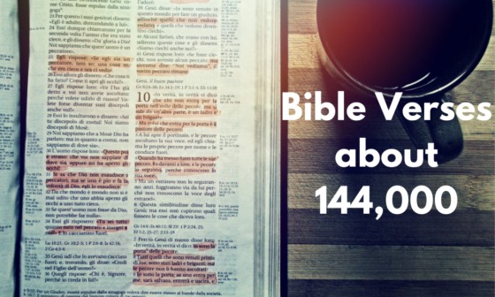 Bible Verses about 144,000