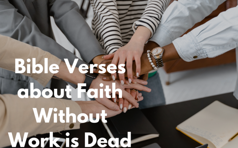 Bible Verses about Faith Without Work is Dead