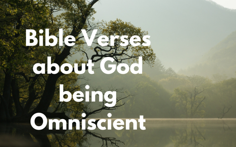 Bible Verses about God being Omniscient