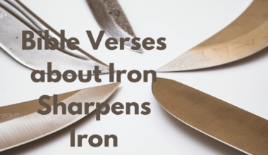 Bible Verses about Iron Sharpens Iron