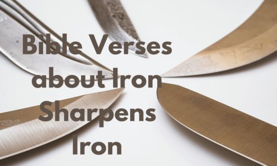 Bible Verses about Iron Sharpens Iron