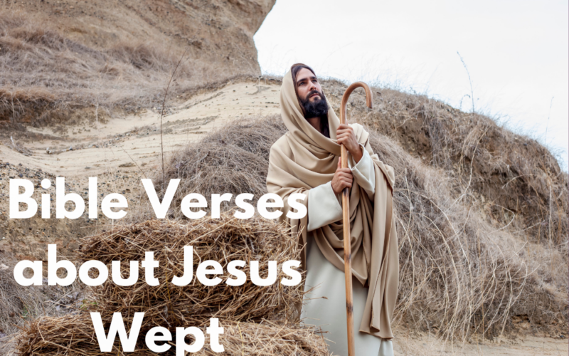 Bible Verses about Jesus Wept