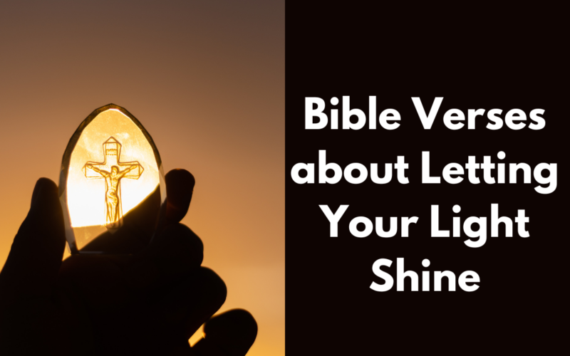 Bible Verses about Letting Your Light Shine