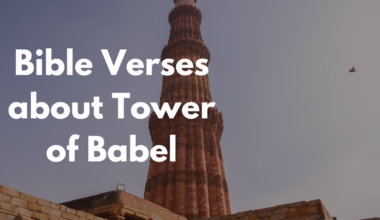 Bible Verses about Tower of Babel