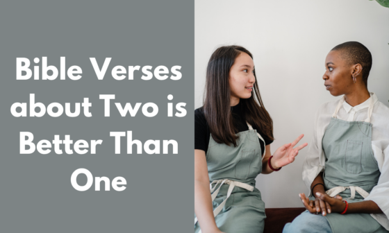 Bible Verses about Two is Better Than One