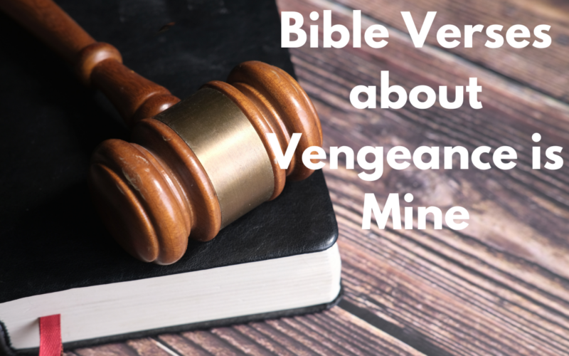 Bible Verses about Vengeance is Mine