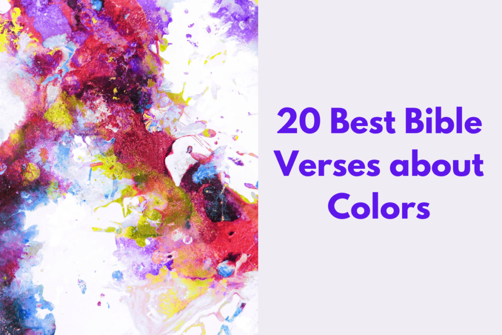 20 Best Bible Verses about Colors