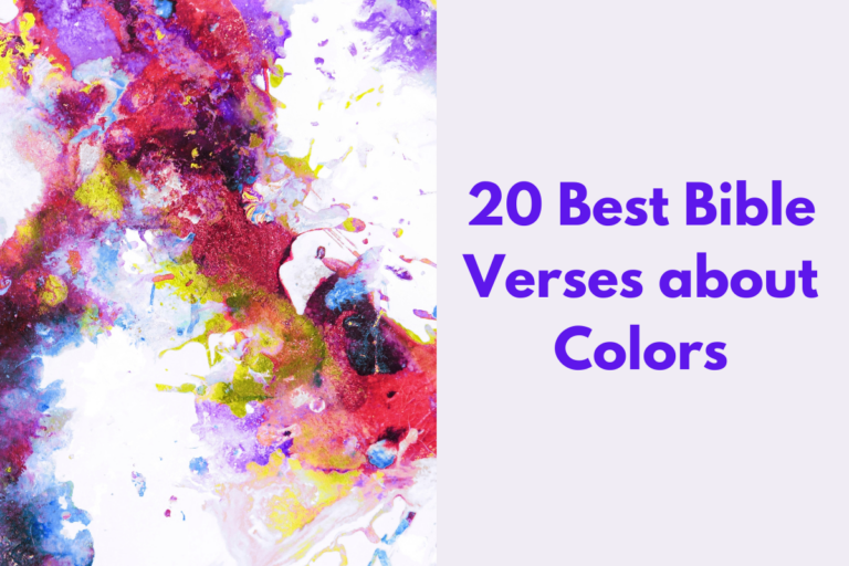 20 Best Bible Verses About Colors - LoveFlocks