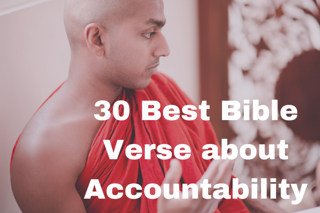 30 Best Bible Verse about Accountability