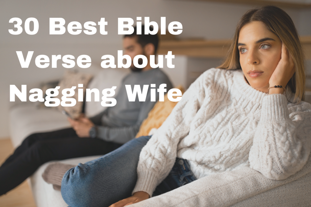 30 Best Bible Verse about Nagging Wife