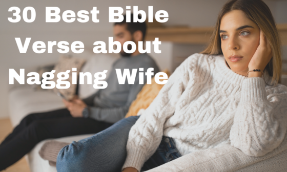 30 Best Bible Verse about Nagging Wife