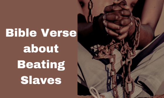 Bible Verse about Beating Slaves