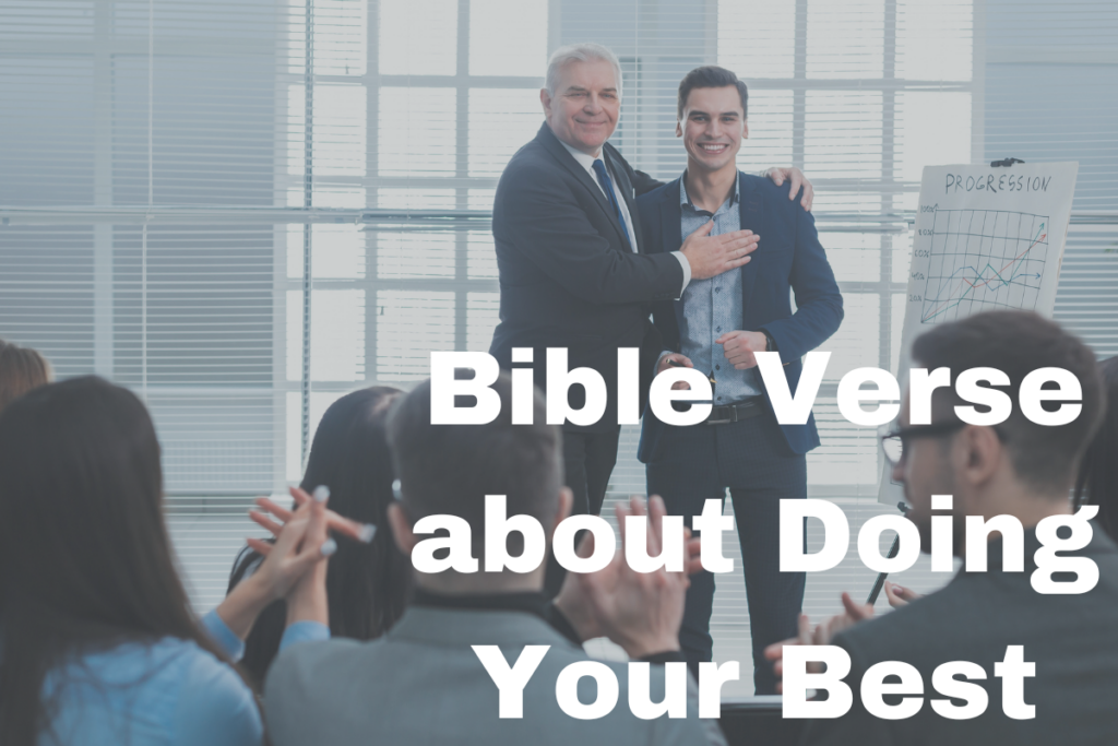 Bible Verse about Doing Your Best