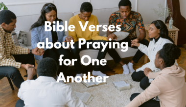 Bible Verses about Praying for One Another