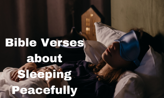Bible Verses about Sleeping Peacefully