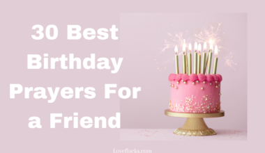 30 Best Birthday Prayers For a Friend