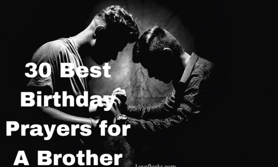 30 Best Birthday Prayers for A Brother