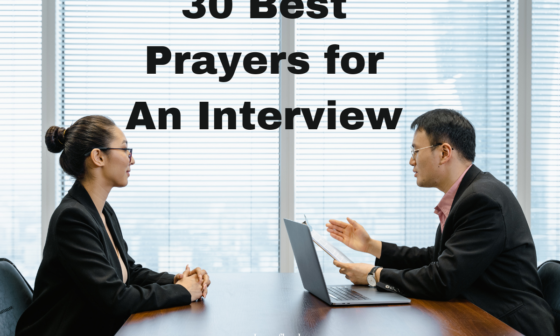 30 Best Prayers for An Interview