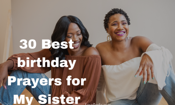 30 Best birthday Prayers for My Sister