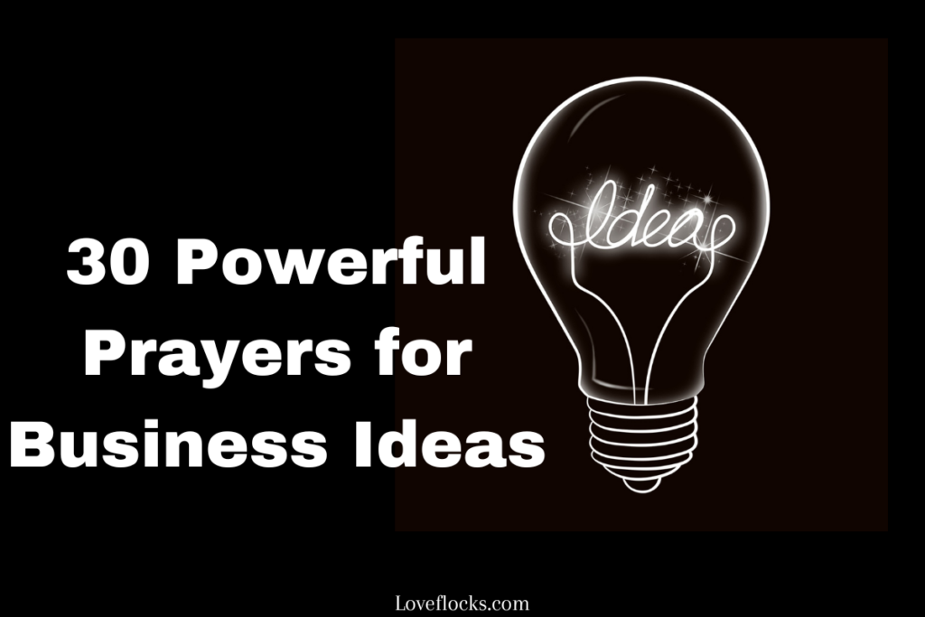 30 Powerful Prayers for Business Ideas