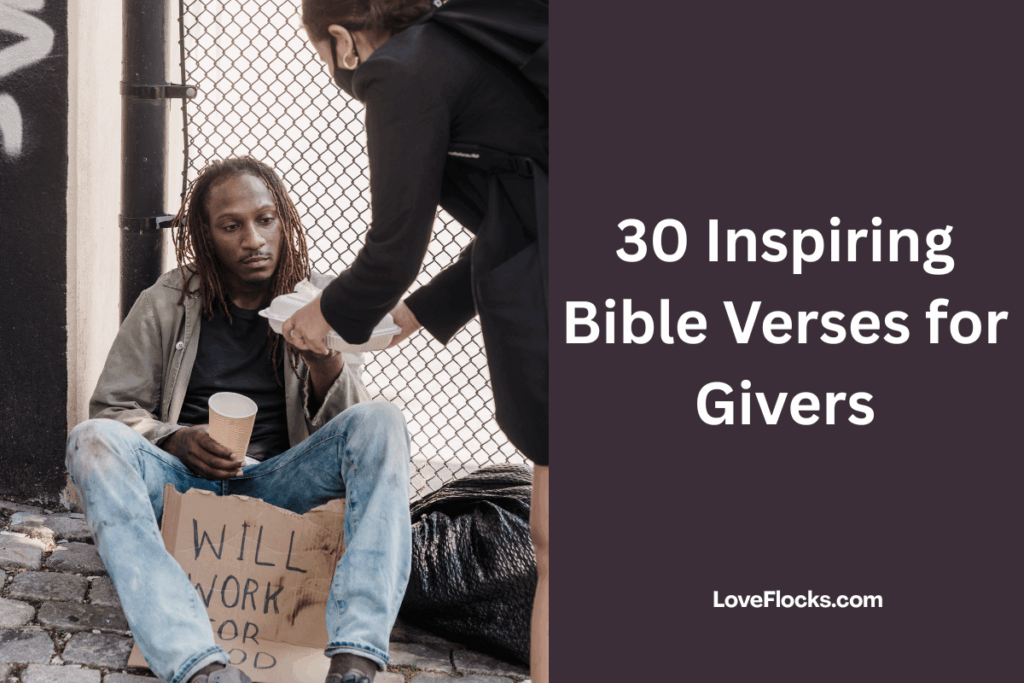 30 Inspiring Bible Verses for Givers
