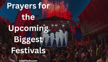 Prayers for the Upcoming Biggest Festivals