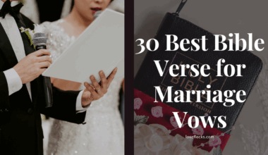 30 Best Bible Verse for Marriage Vows