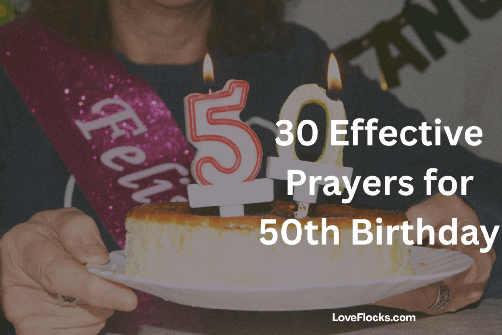 30 Effective Prayers for 50th Birthday