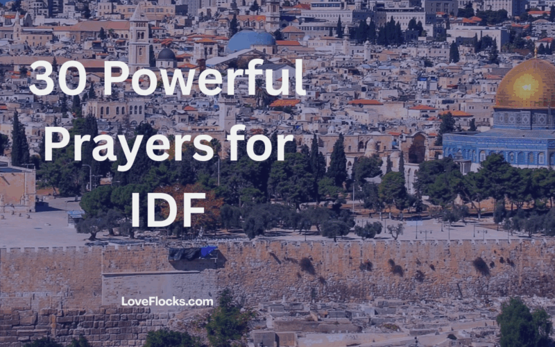 30 Powerful Prayers for IDF