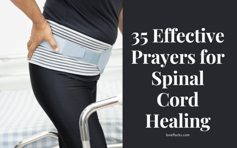 35 Effective Prayers for Spinal Cord Healing