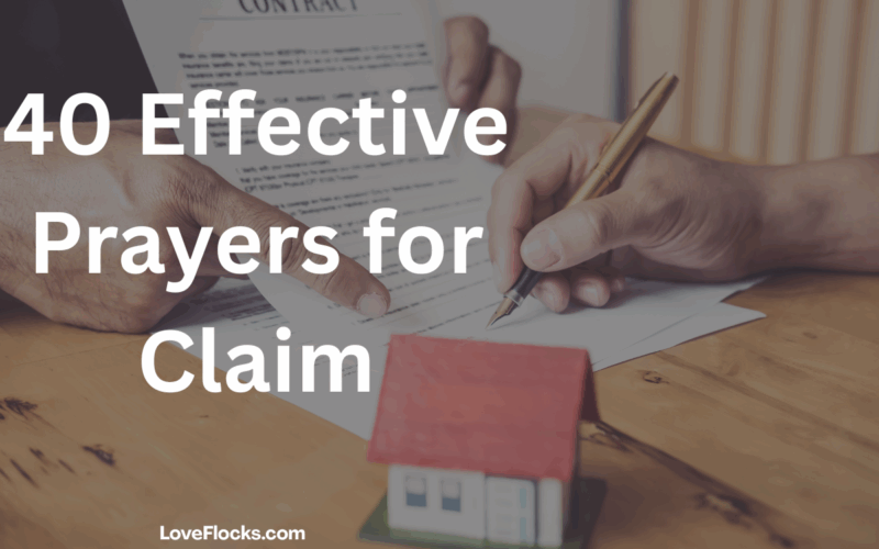 40 Effective Prayers for Claim
