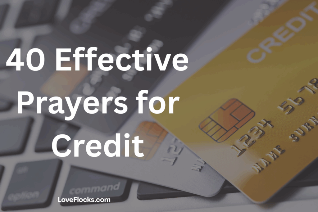 40 Effective Prayers for Credits