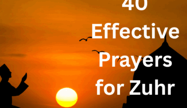 40 Effective Prayers for Zuhr
