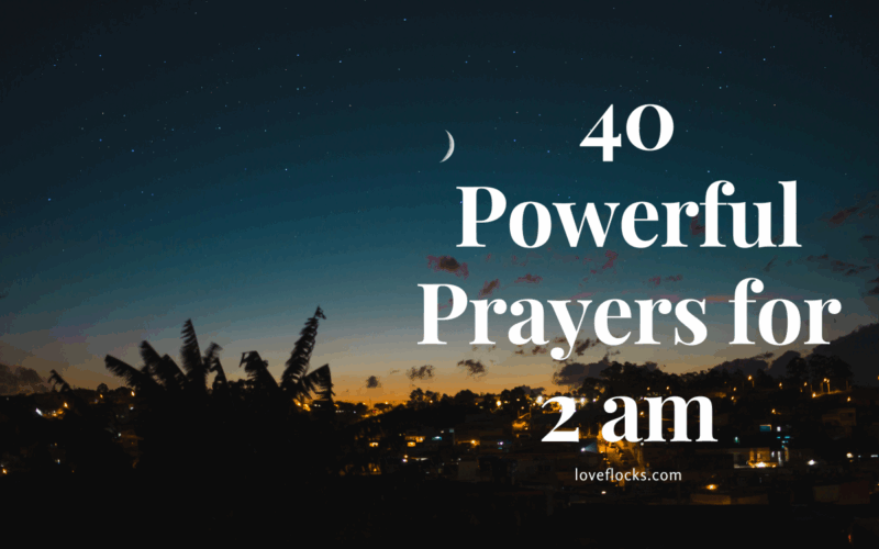 40 Powerful Prayers for 2 am