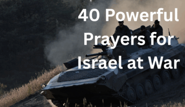 40 Powerful Prayers for Israel at War