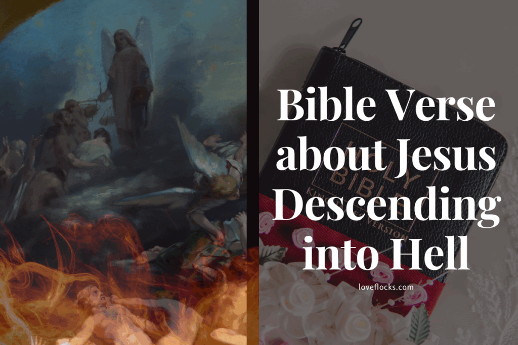 Bible Verse about Jesus Descending into Hell