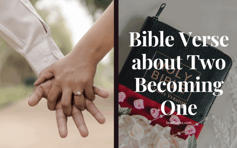Bible Verse about Two Becoming One